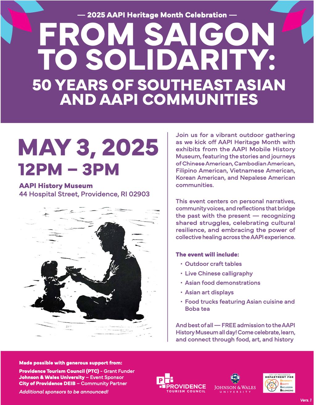 From Saigon to Solidarity: 50 Years of Southeast Asian and AAPI Communities