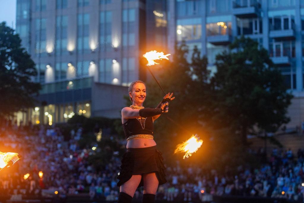 WaterFire – 4th of July Full Lighting