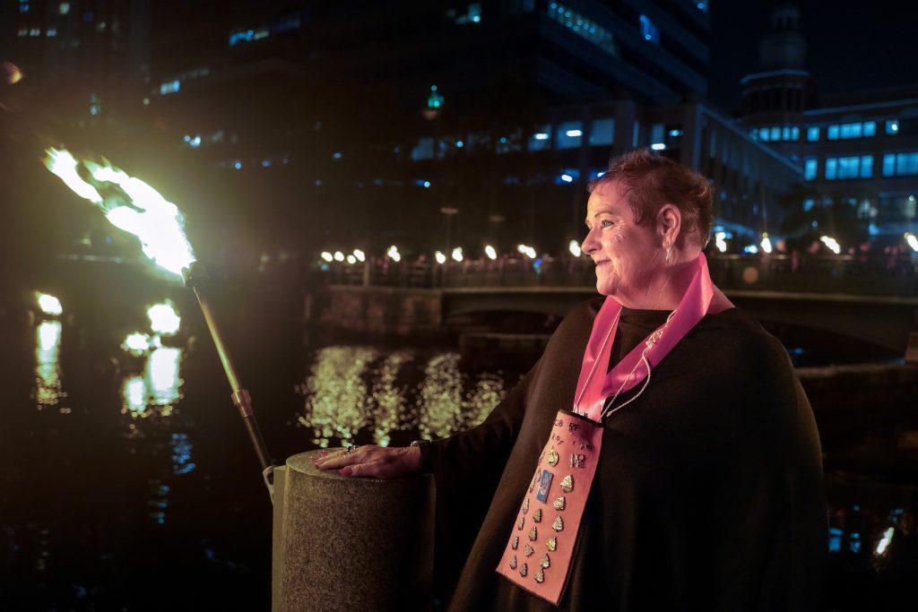 WaterFire Full Lighting – Flames of Hope