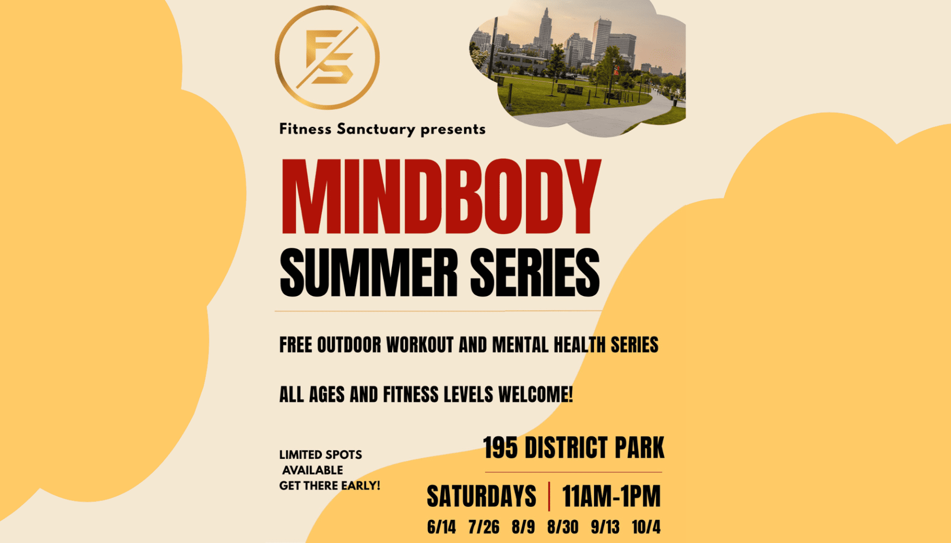 Mind Body Summer Series with Fitness Sanctuary