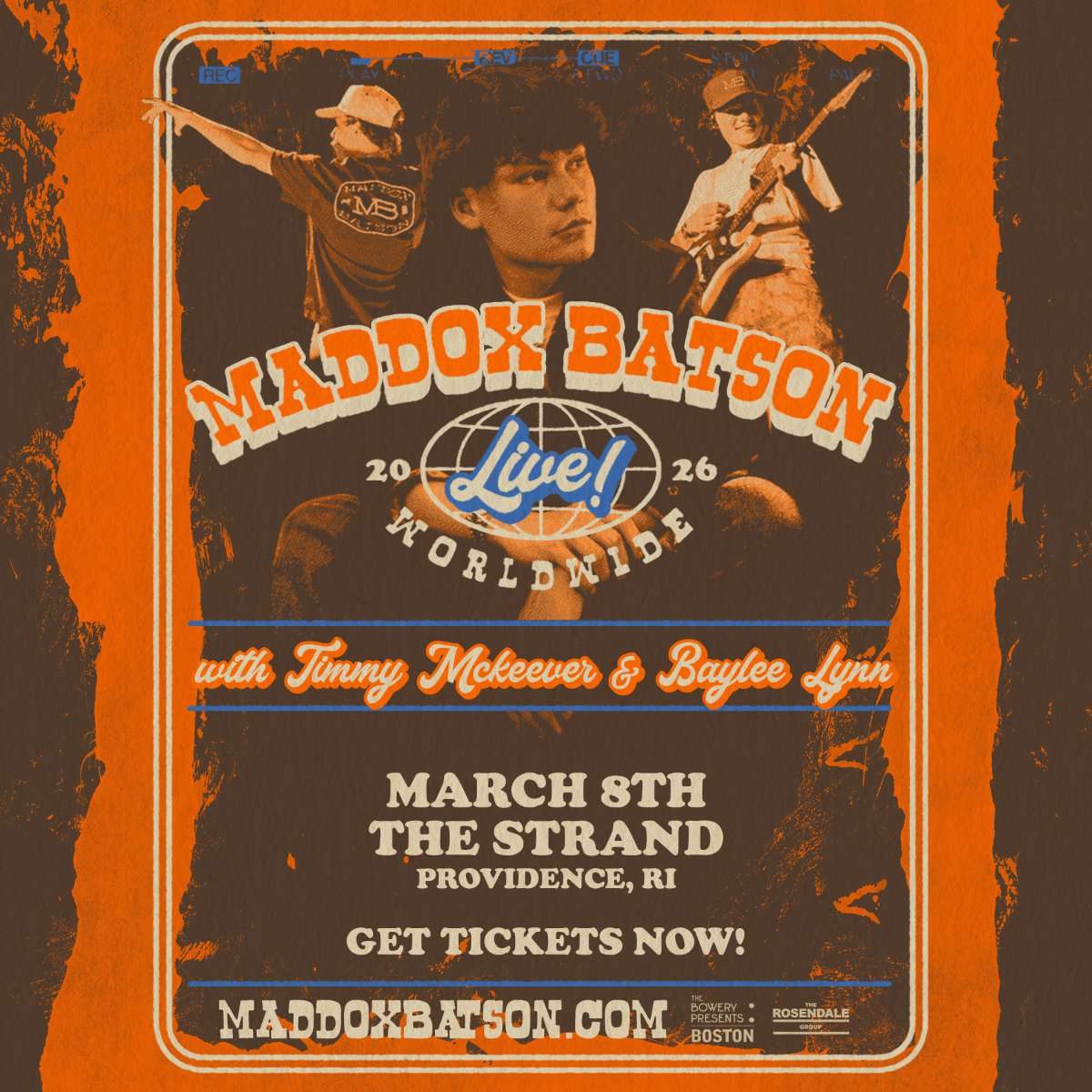 Maddox Batson – Live Worldwide Tour