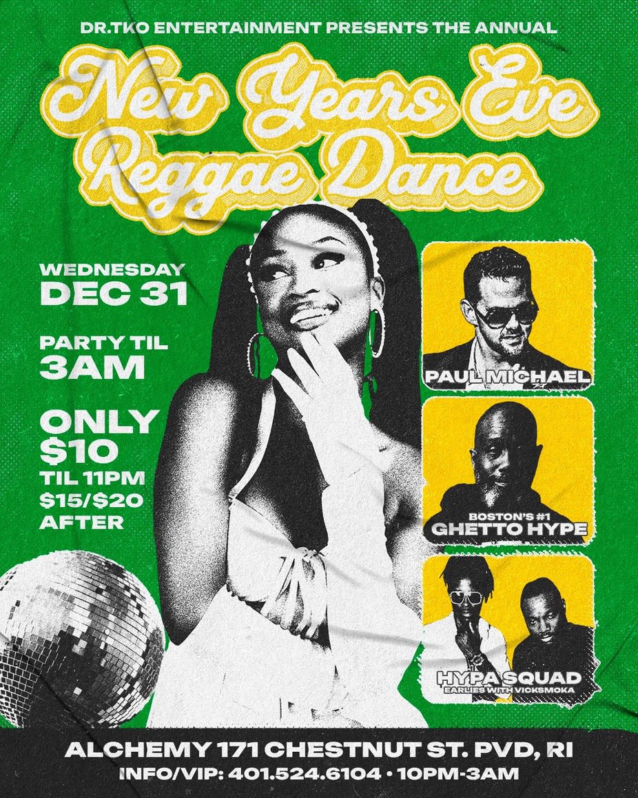 New Years Eve Reggae Dance