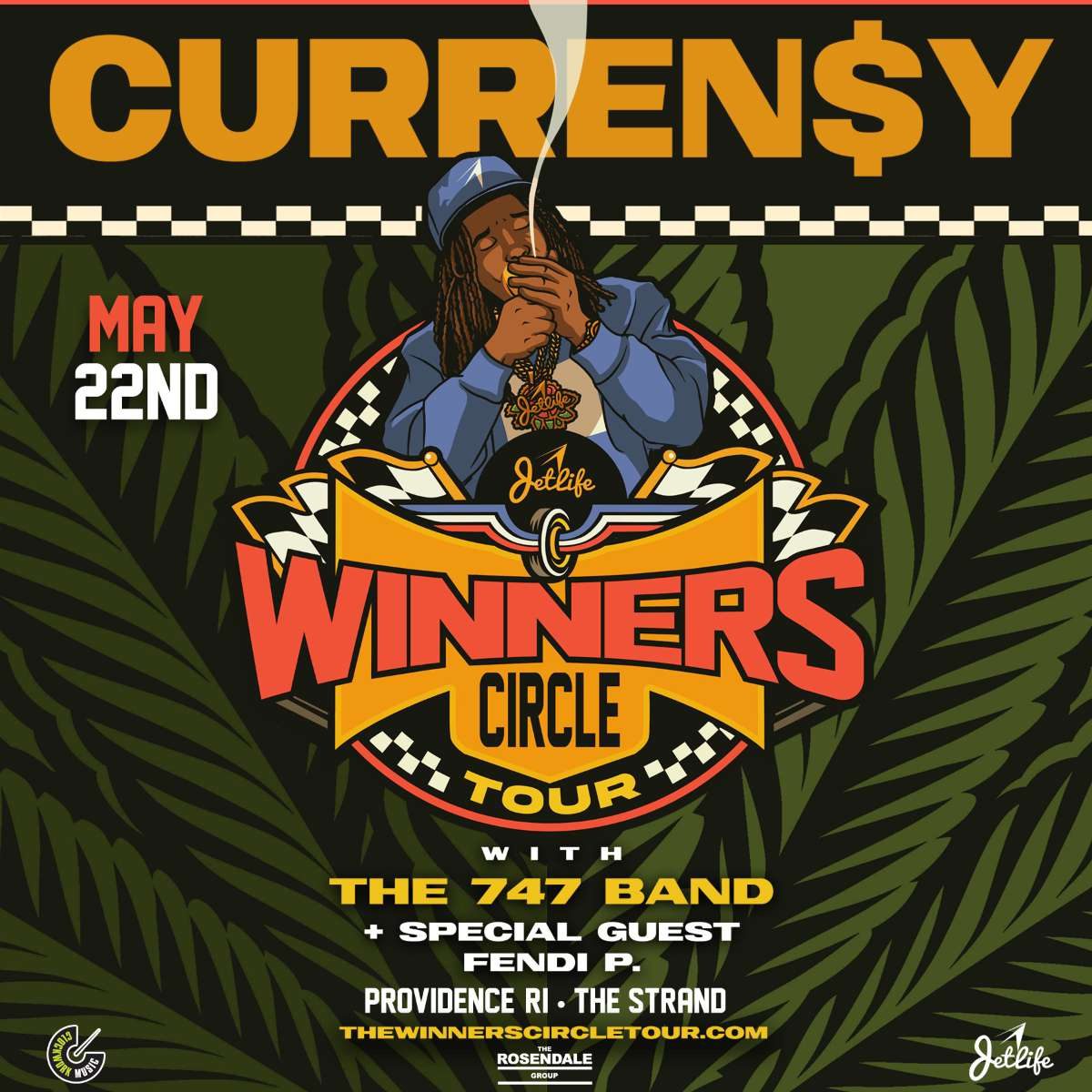 Currensy “The Winners Circle Tour” w/ The 747 Band + Special Guest Fendi P