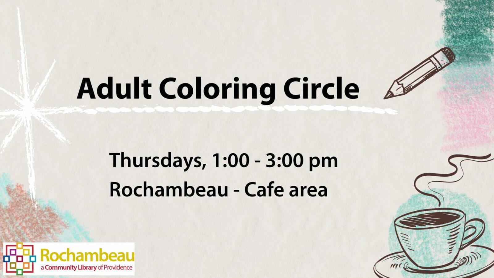 Adult Coloring Circle