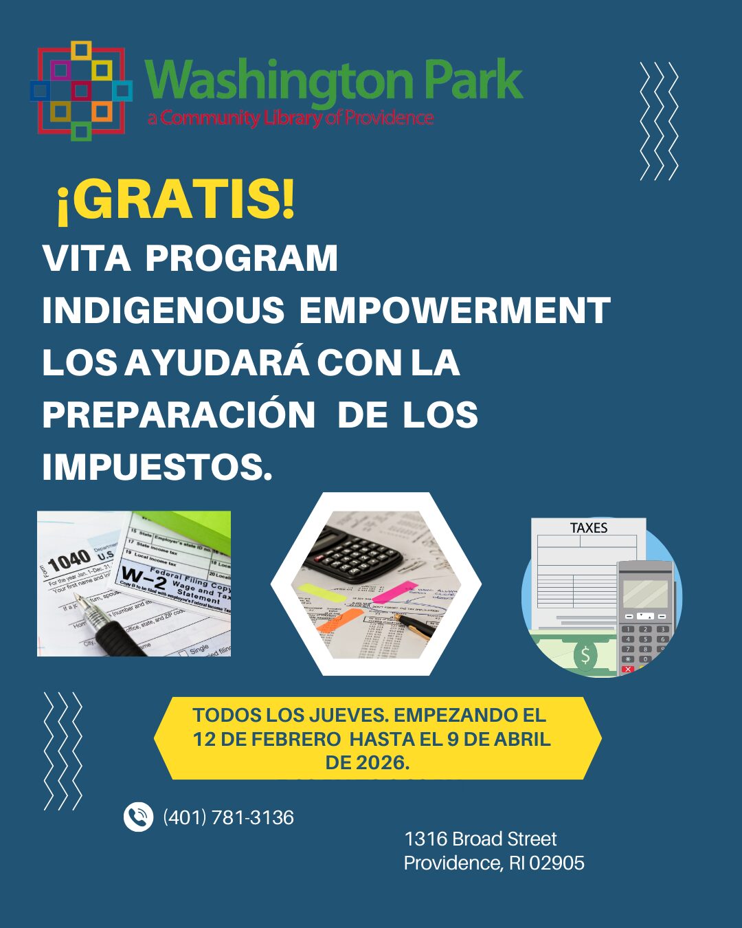 ¡Gratis!  Ayuda con la Preparación de los impuestos.