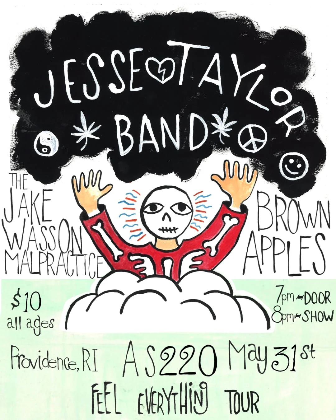 Jesse Taylor Band + The Jake Wasson Malpractice + Brown Apples
