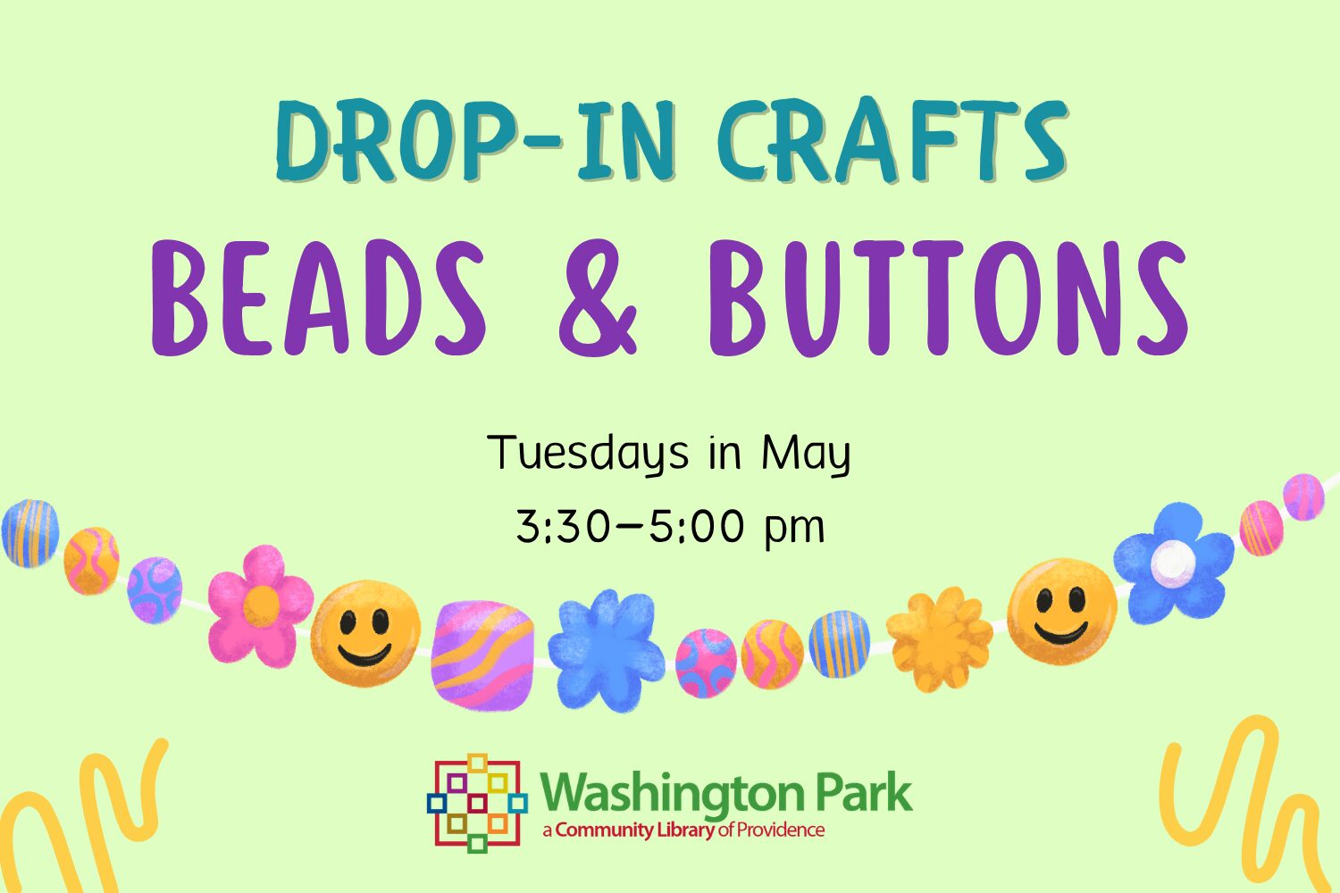 Drop-in Crafts: Beads & Buttons