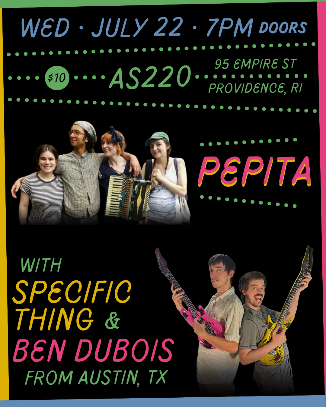 Pepita, Specific Thing, Ben Dubois