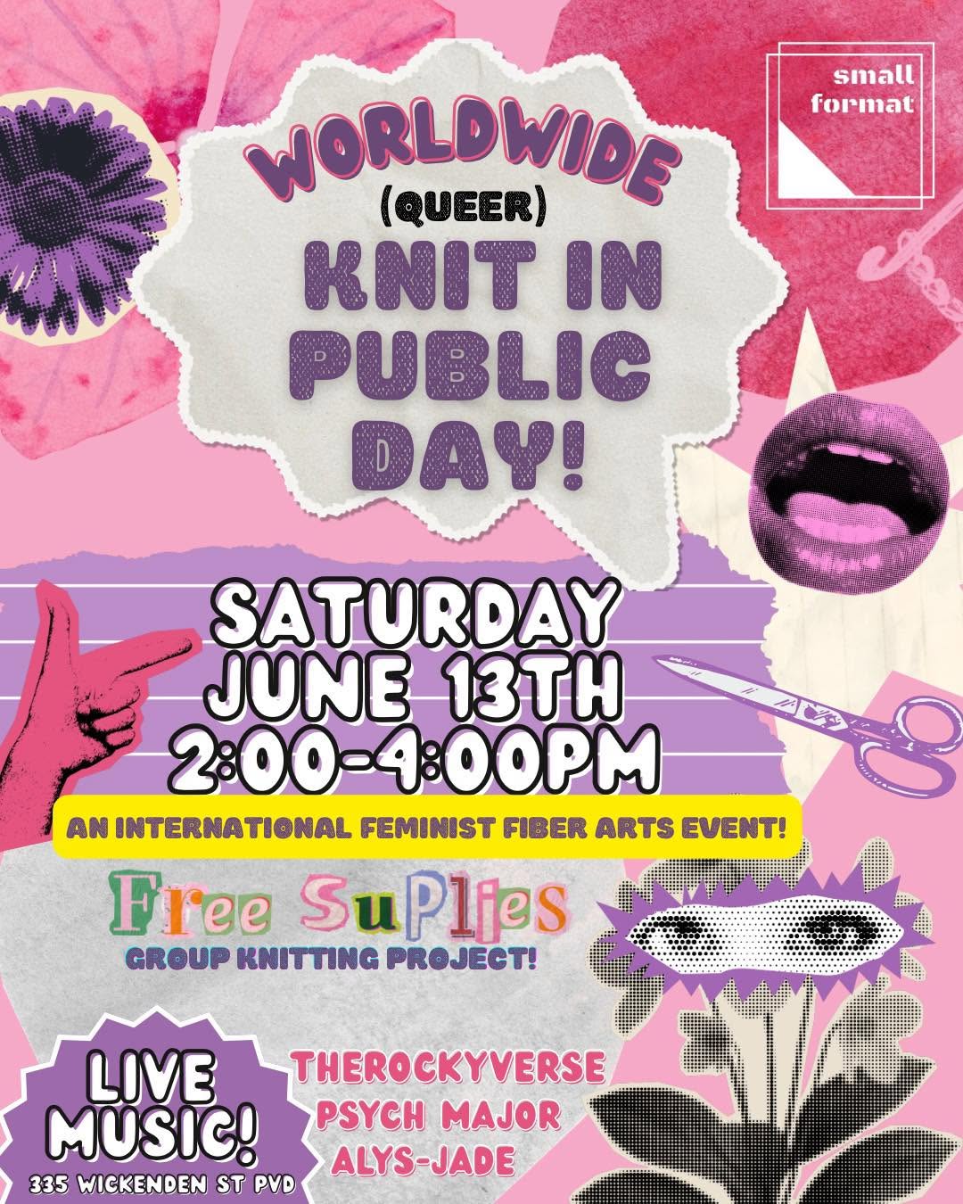 Worldwide (Queer) Knit In Public Day