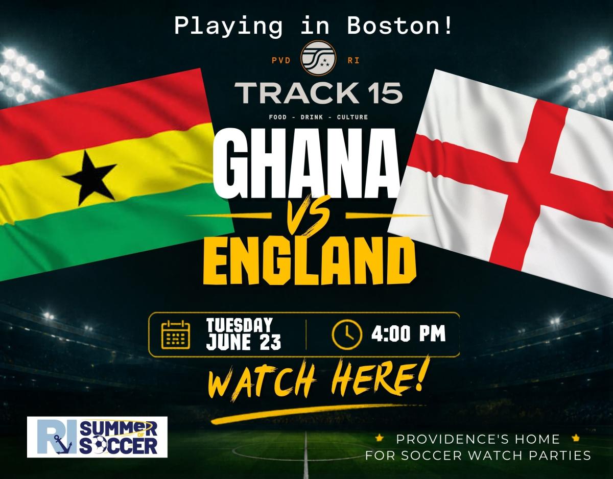 Track 15 Summer of Soccer Watchparty: Ghana vs England