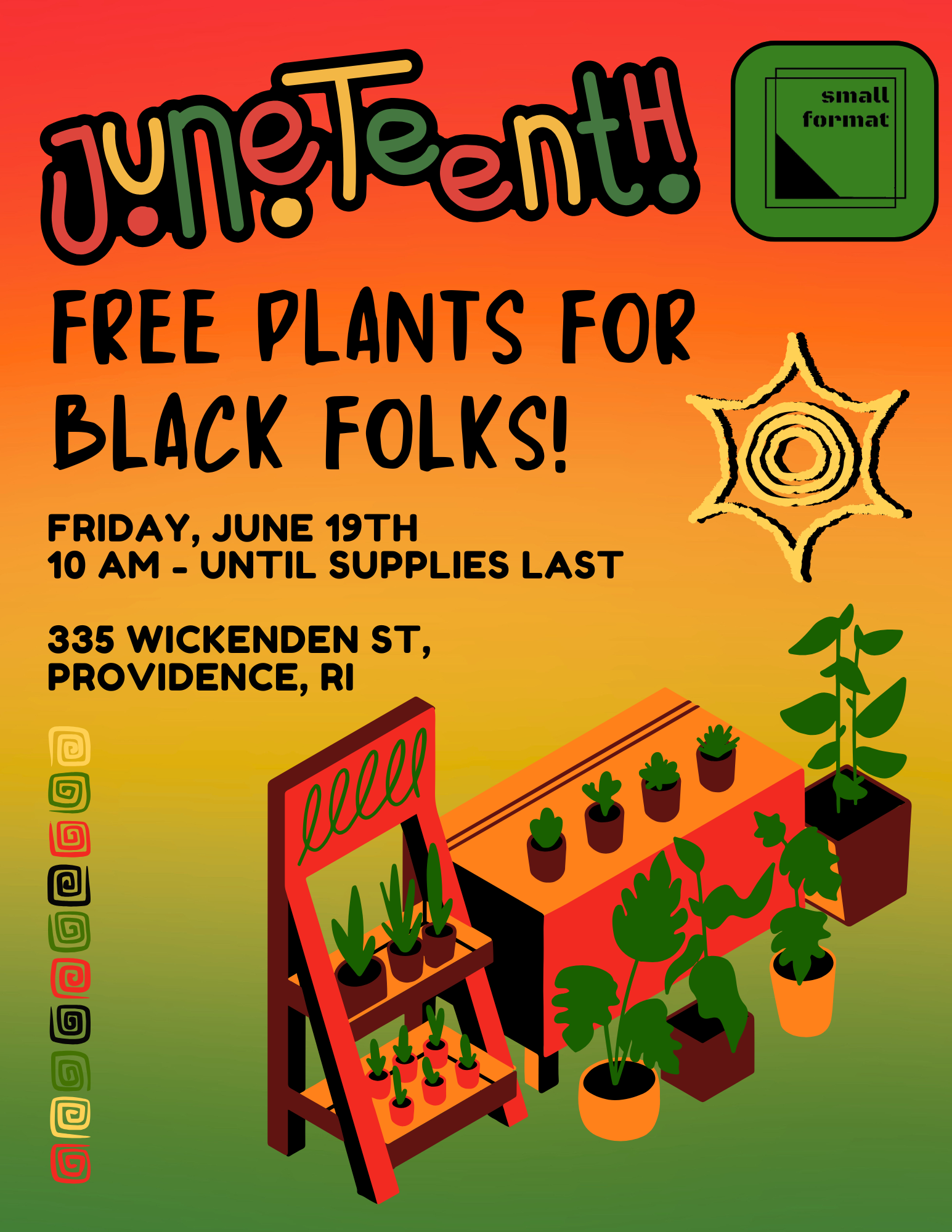 Juneteenth: Free Plants for Black Folks! — Small Format