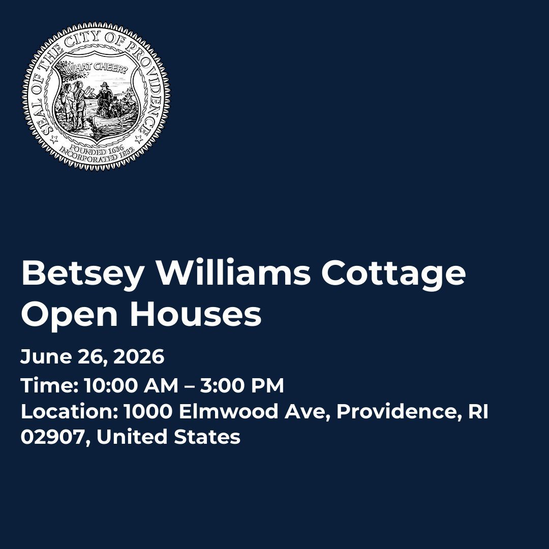 Betsey Williams Cottage Open Houses