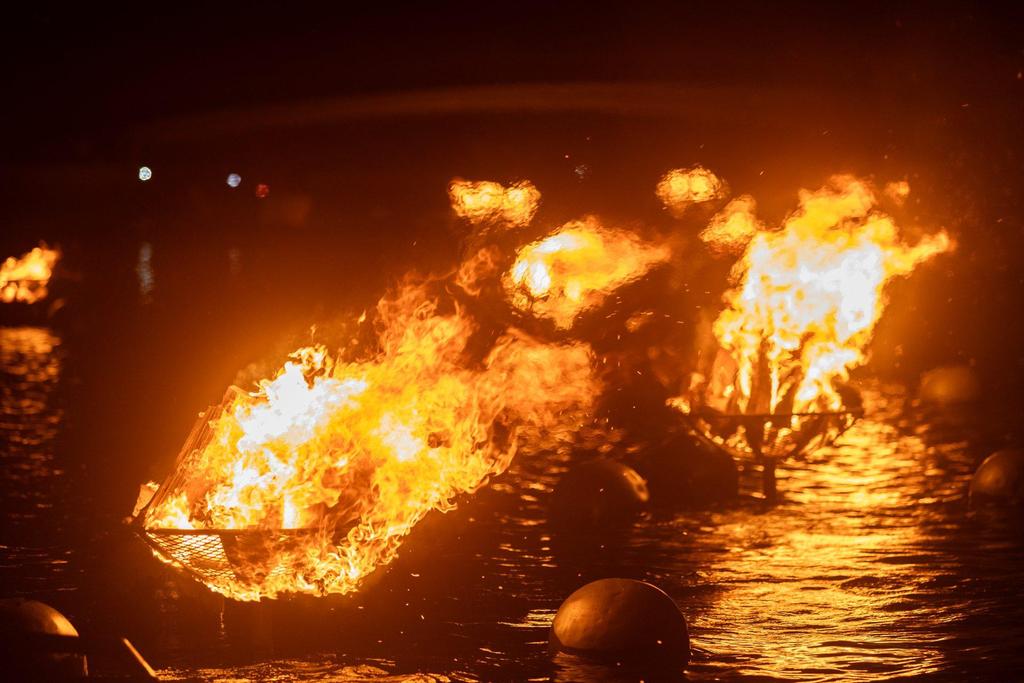 WaterFire Basin Lighting