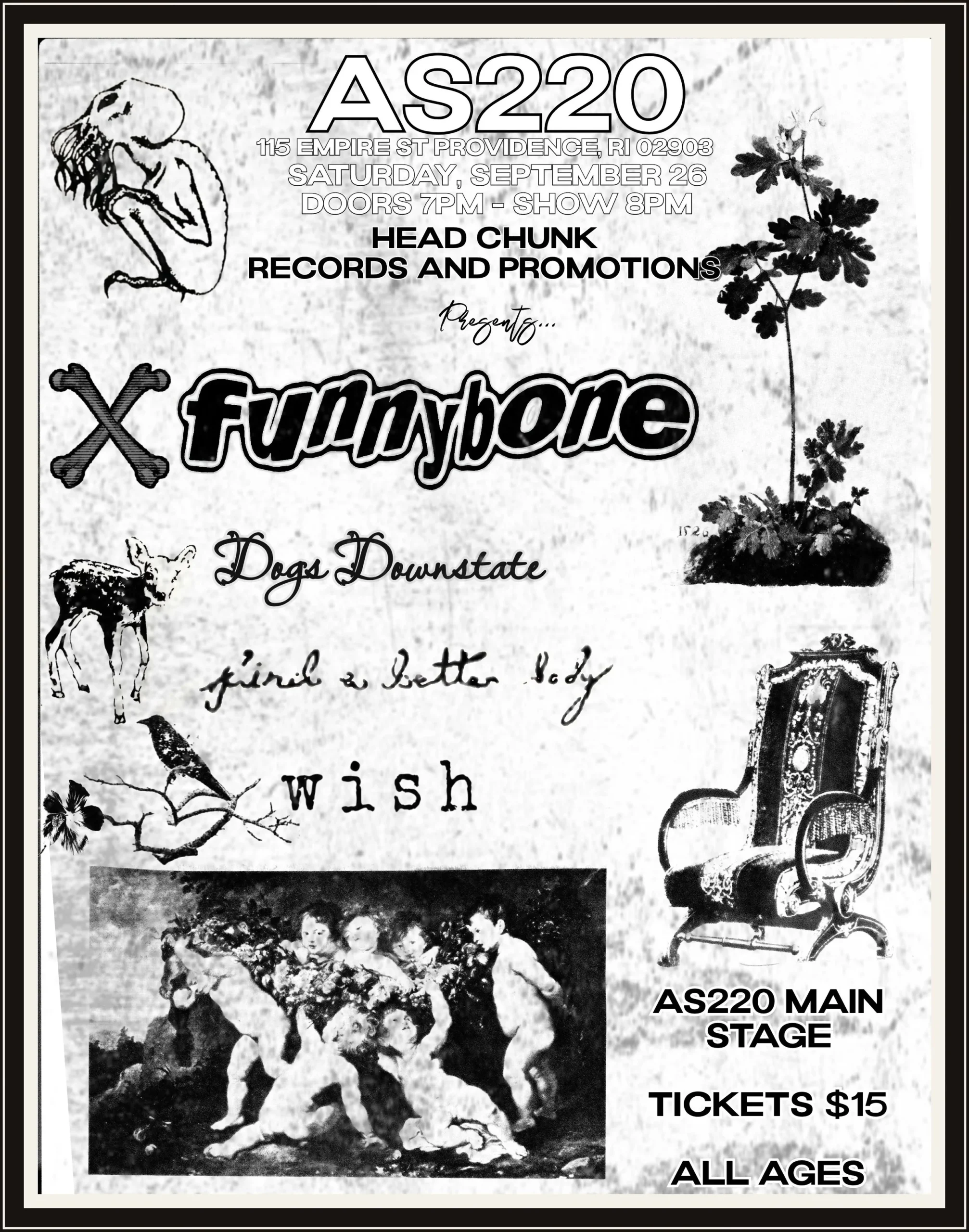 funnybone, dogs downstate, find a better body, wish