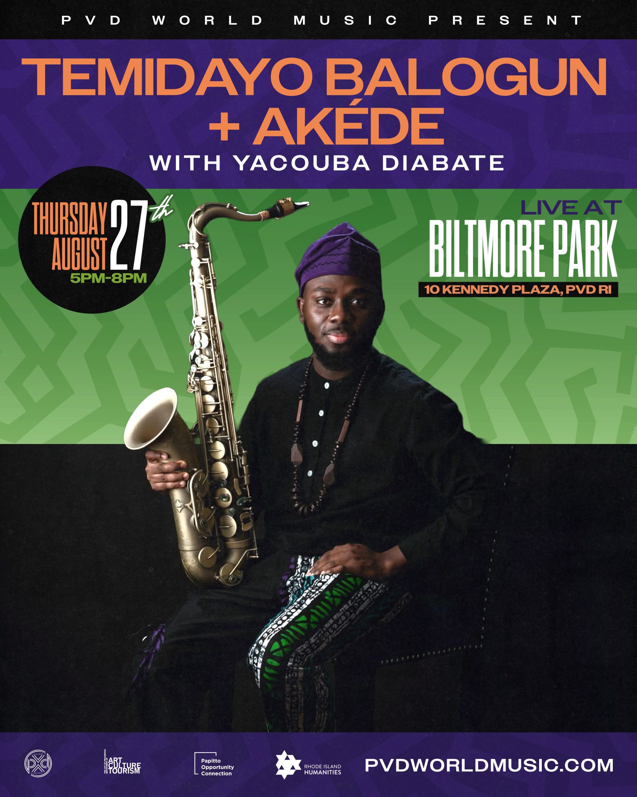 Temidayo Balogun + AKÉDE live at Biltmore Park