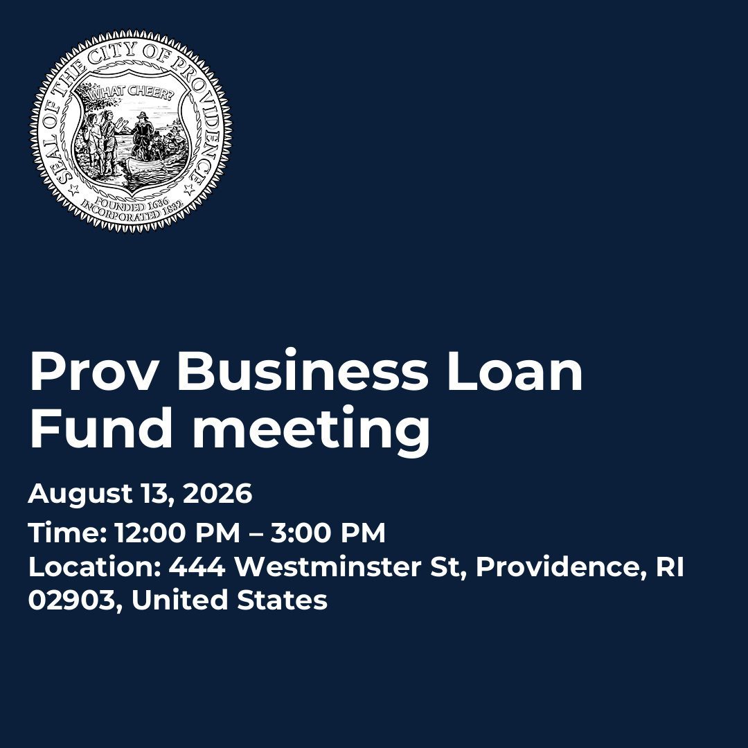 Prov Business Loan Fund meeting