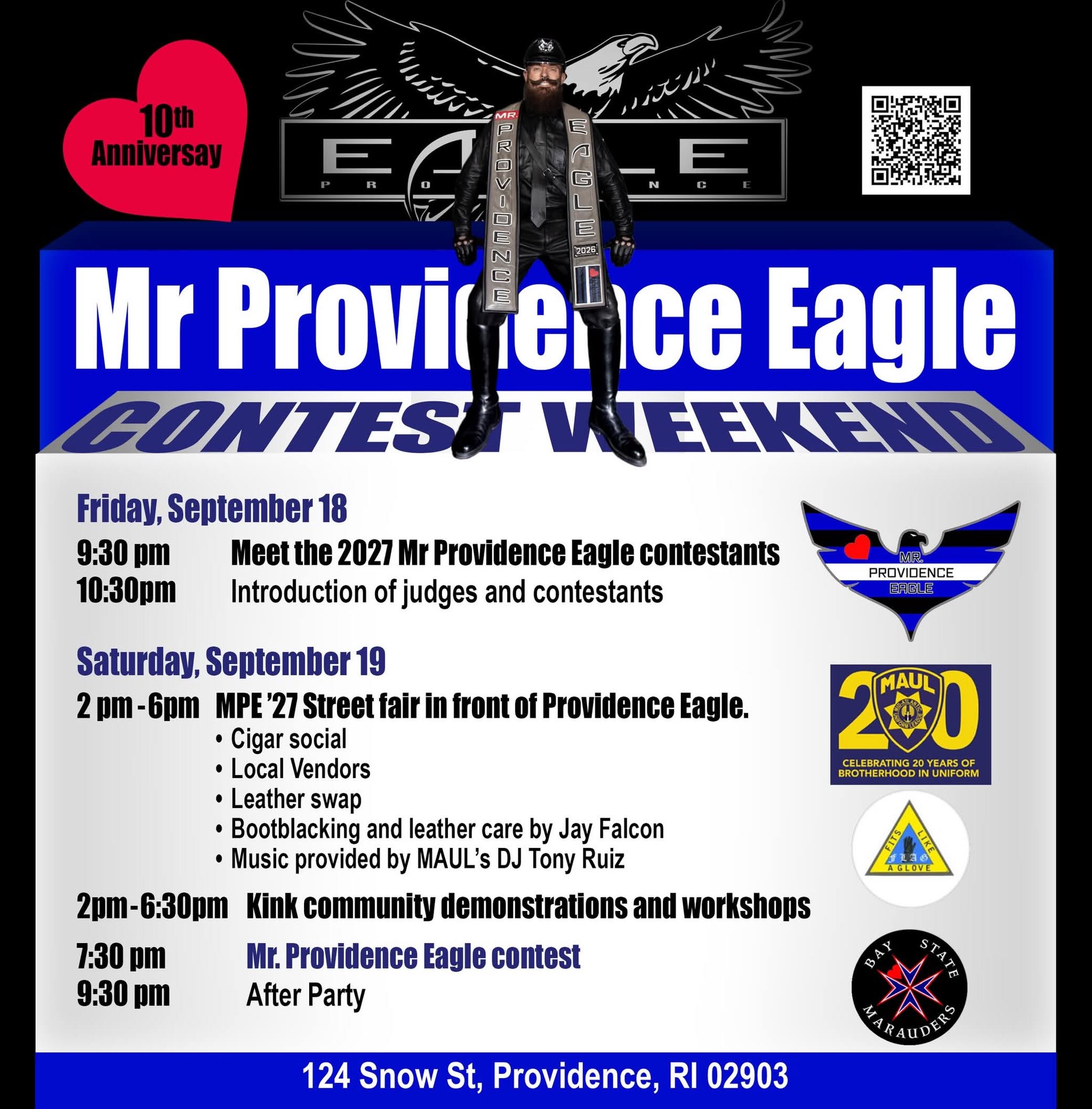 Mr. Providence Eagle 2027: Leather and Uniform Street Fair