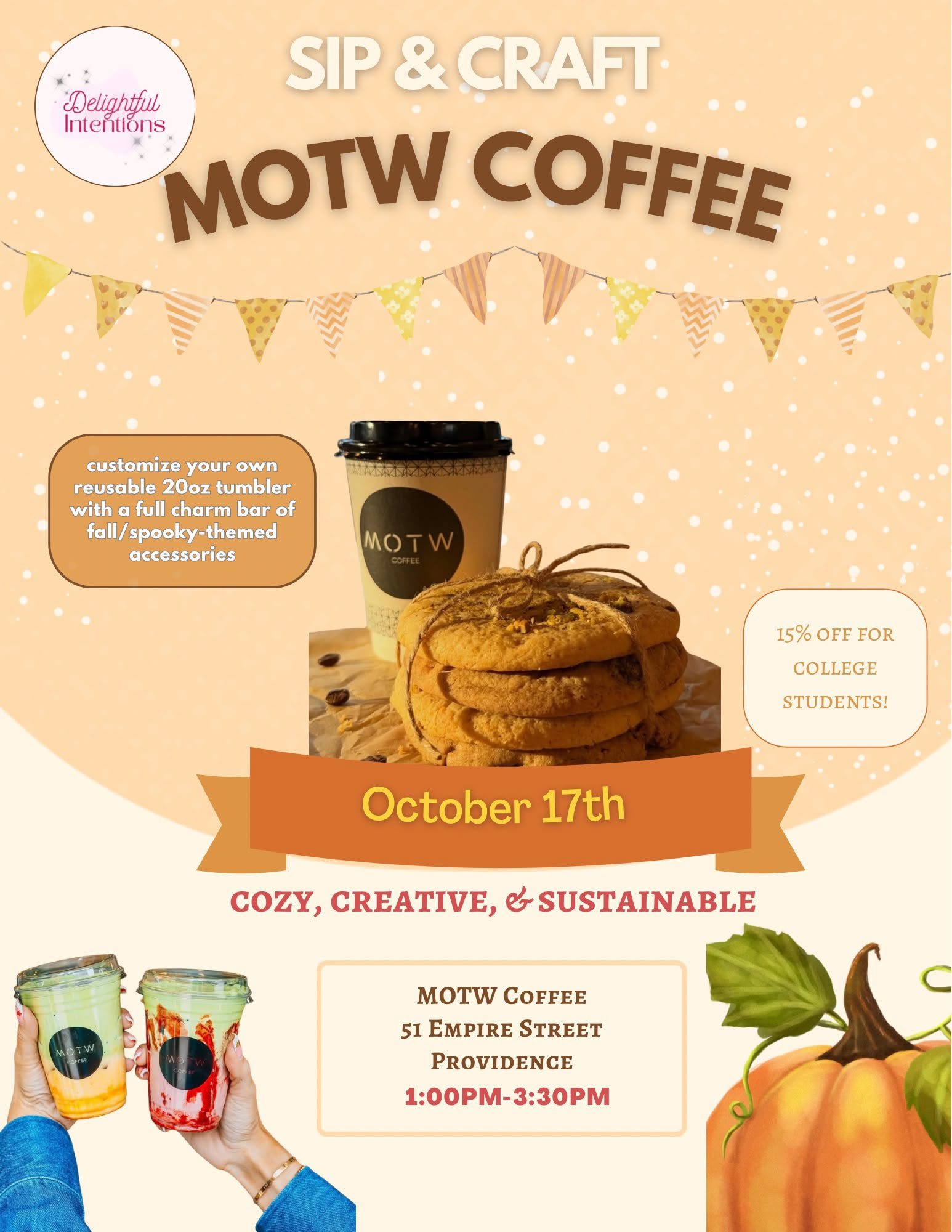 Cozy Sip & Craft with MOTW