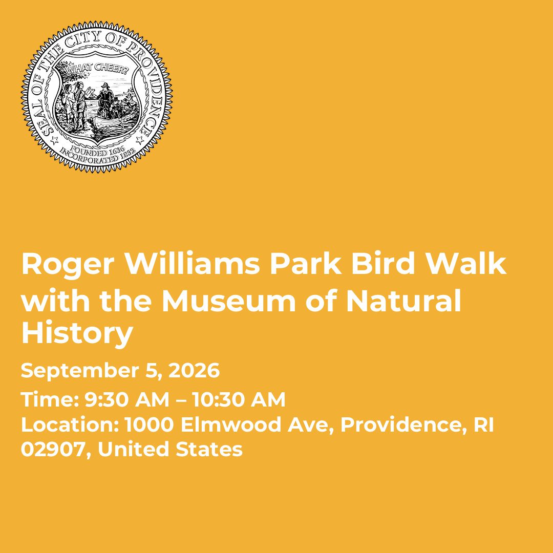 Roger Williams Park Bird Walk with the Museum of Natural History