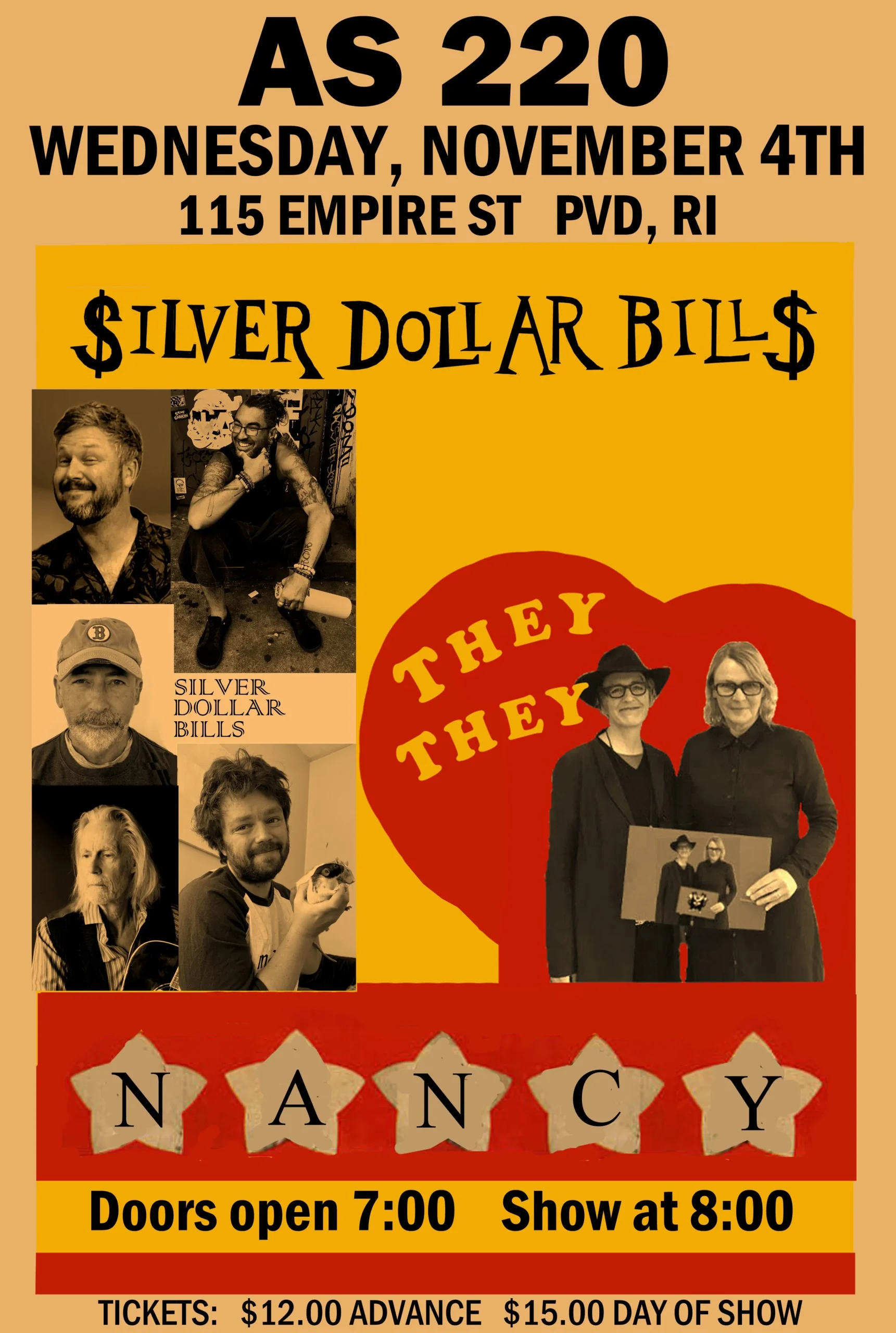 Silver Dollar Bills + They They + Nancy