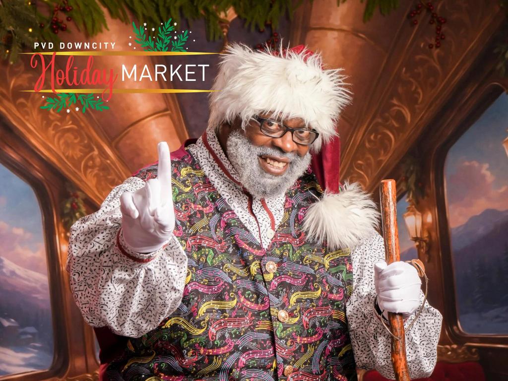 Soul Santa Solomon at PVD Downcity Holiday Market
